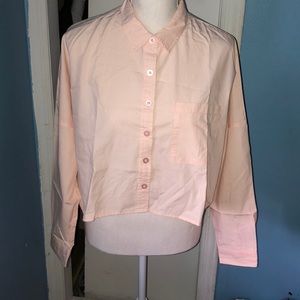 Crop top button up